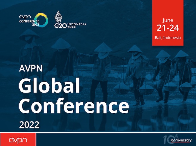 Konferensi Global AVPN 2022 Digelar 21-24 Juni Di Bali