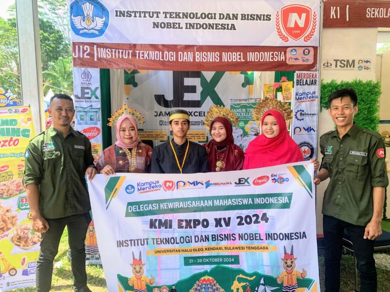 Tim ‘Jamur Excellent’ ITB Nobel Indonesia Tampil di KMI Expo 2024