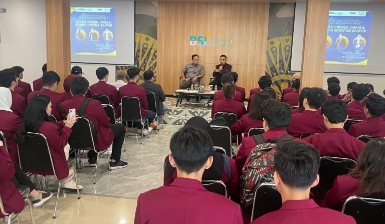 Gandeng Export Center dan BSI UMKM Center, Mahasiswa UC Makassar Belajar Kurasi Produk Eksport