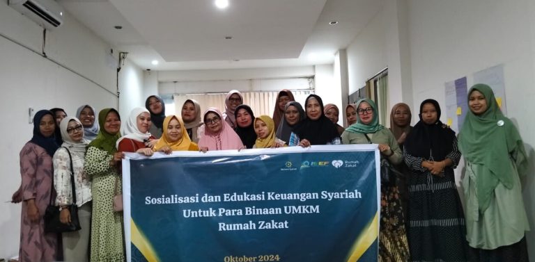 Sosialisasi dan Edukasi Keuangan Syariah untuk UMKM Binaan Rumah Zakat Sulawesi Selatan